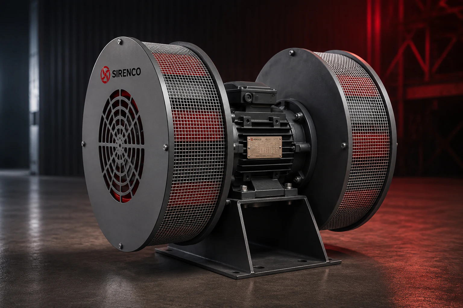 Sirenco 8D dual-ended industrial warning siren